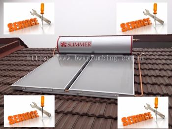Repair & Install SUMMER Solar Water Heater | Service Maintenance - Klang