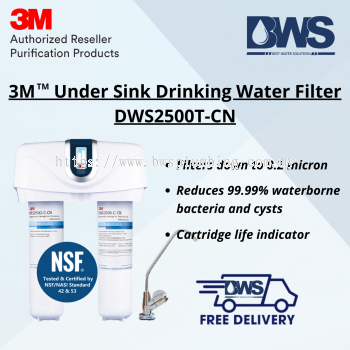 3M Under Sink Drinking Water Filter DWS2500T-CN