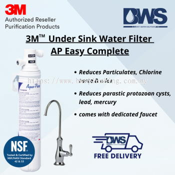 3M Under Sink Water Filter AP Easy Complete | FREE Faucet