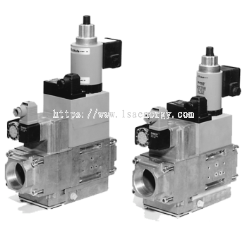 MB-ZRD(LE) 415-420 B01: GasMultiBloc®, Combined regulator and safety shut-off valves, Two-stage func