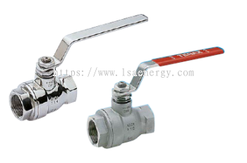 TENAX BALL VALVES IN STAINLESS STEEL WITH THREADS. FULL BORE DESIGN