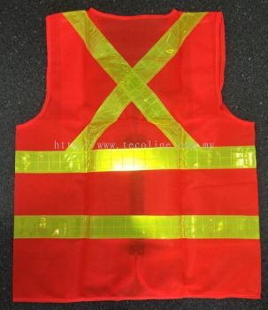 Reflective Safety Vest (Orange)