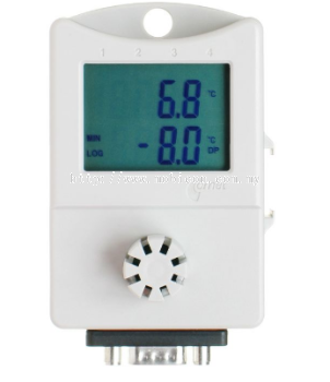 Thermo-hygrometer + 2x 0-5Vdc voltage input with disp.