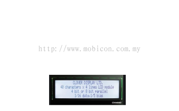 Clover Display CV4082A Module Size L x W (mm) 58.00 x 32.00