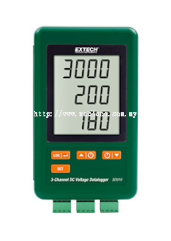 EXTECH SD910 : 3-Channel DC Voltage datalogger