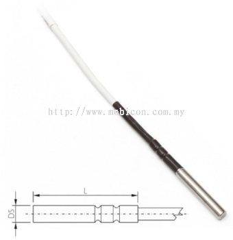 COMET SN239E Cryogenic temperature probe Pt1000TR125/E, ELKA connector, cable 1 meter
