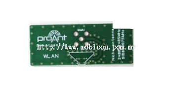ProAnt Niche™ WLAN Antenna, Small PCB embedded antenna for use on the the 2.4GHz and 5 GHz ISM bands