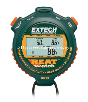 EXTECH HW30 : HeatWatch™ Humidity/Temperature Stopwatch
