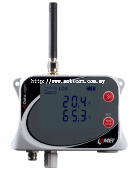 COMET U0121M IoT Wireless Temperature Datalogger for 2 external probes, with built-in GSM modem
