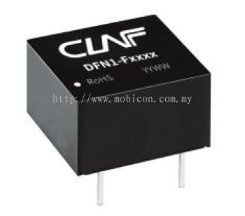 CLAF DFN1-FXXXX SERIES  DC/DC FIXED INPUT (0.75-2W) CONVERTER