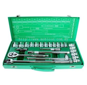 PRO'SKIT HW-42401M 24PCS 12.7MM DRIVER SOCKET TOOL SET