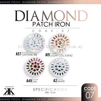 Diamond Patch Iron, Code: 07#, 10pcs/pack (BUY 1 GET 1 FREE)