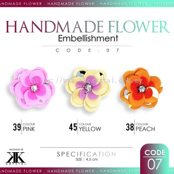 Handmake Flower, Code: 07#, 10pcs/pack