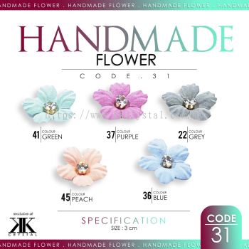 Handmake Flower, Code: 31#, 10pcs/pack