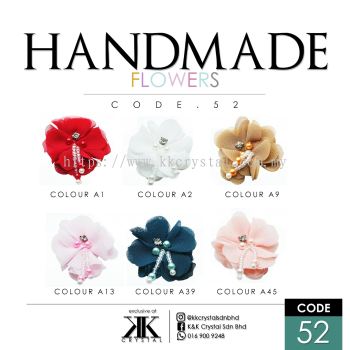 Handmake Flower, Code: 52#, 10pcs/pack