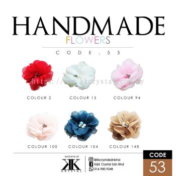 Handmake Flower, Code: 53#, 10pcs/pack