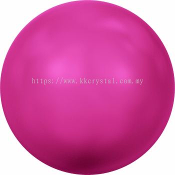 SW 5810 Crystal Round Pearl, 06mm, Crystal Neon Pink Pearl (001 732), 100pcs/pack