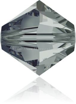SW 5328 XILION BEAD, 08MM, Black Diamond (215), 4pcs/pack