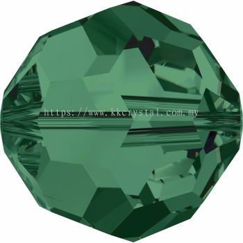 SW 5000 Round Beads, 6mm, Emerald (205), 5pcs/pack