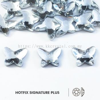 Signature PLUS, Special Shape, Code 812# Butterfly Flat Back, 8mm, Crystal, 144pcs/pkt