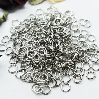 Jump Ring, 0.7x4mm, Plated