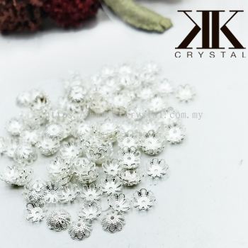 Beads Cap, 6mm, Silver Plating, 570022