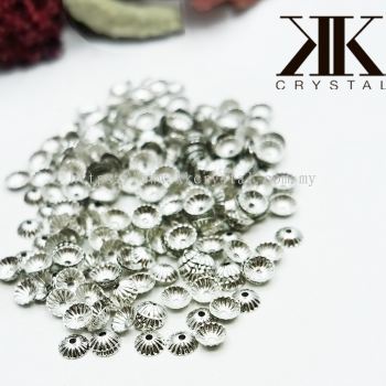 Beads Cap, P110201, 5mm, Plated, 110219