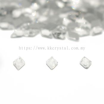 Signature PLUS, Special Shape, Code 832# Diamond Shape Flat Back, 3.9*6.6mm, Crystal 