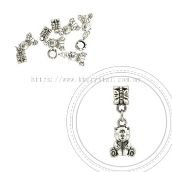 Dangle Charms, D02, Plated, 5pcs:pack