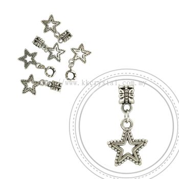 Dangle Charms, D03, Plated, 5pcs:pack