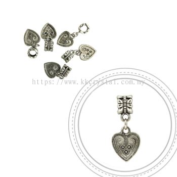 Dangle Charms, D04, Plated, 5pcs:pack