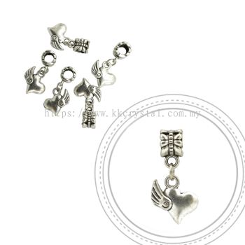 Dangle Charms, D07, Plated, 5pcs:pack