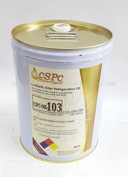 CSPC-OIL-103 Synthetic Ester Compressor Oil 5-Gal.