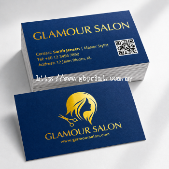 Stamping Gold Business Card