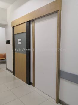 Partition Slide Door Works at Hospital Shah Alam