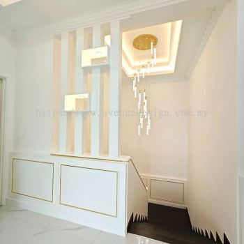 White Pillar With Decorative Box Shelves In Shah Alam