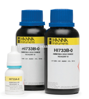 HI733-25 Ammonia High Range Checker® HC Reagents (25 Tests) 