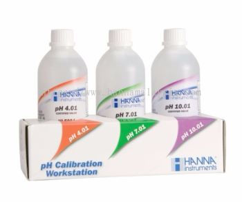 HI54710 pH 4.01, 7.01 and 10.01 Technical Calibration Solutions (3 x 500 mL)