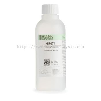 *HI7071M Electrolyte Fill Solution, 3.5M KCl + AgCl (230 mL)