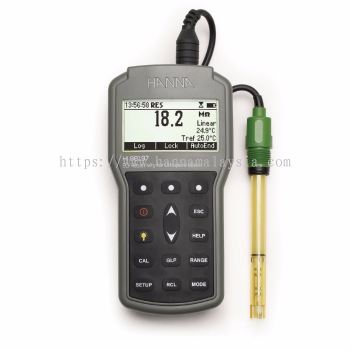 HI98197 Ultra Pure Water EC/Resistivity Waterproof Portable Meter