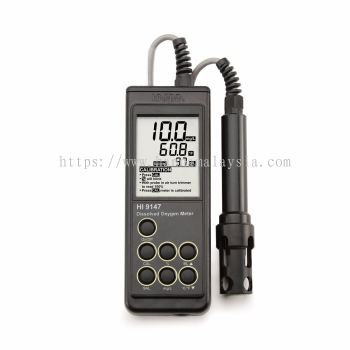 HI9147-04 Portable Galvanic Dissolved Oxygen Meter 4 METER CABLE