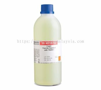 HI4010-12 Fluoride ISE 2 ppm Standard with TISAB II