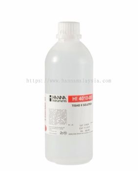 HI4010-00 TISAB II for Fluoride ISEs (500 mL)