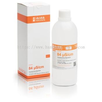 HI7033L 84 渭S/cm Conductivity Standard (500mL Bottle)