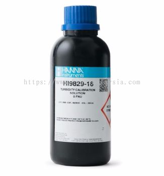 HI9829-16 0 FNU Turbidity Calibration Solution (230 mL)