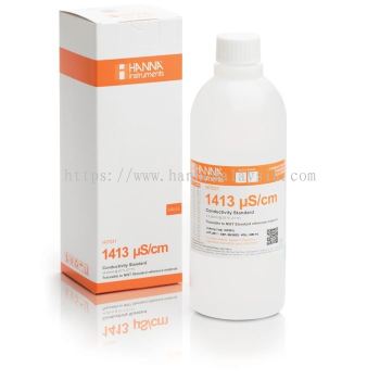 HI7031L 1413 渭S/cm Conductivity Standard (500mL Bottle)