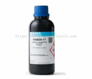 HI9829-17 20 FNU Turbidity Calibration Solution (230 mL)