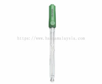 HI11313 Refillable Glass Body pH Electrode with Quick Connect DIN Connector