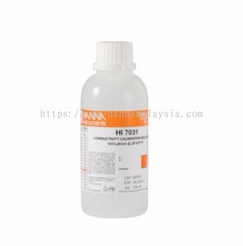 HI7031M 1413 渭S/cm Conductivity Standard (230mL Bottle)