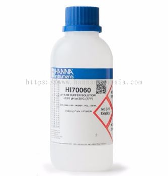 HI70060M pH 6.00 Calibration Solution (230 mL)